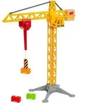 BRIO World 33835 Gro&szlig;er Baukran mit Licht - Zubeh&ouml;r f&uuml;r die BRIO Holzeisenbahn -