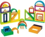 Goki 58655 - Bausteine Regenbogen / Gollnest & Kiesel KG / Spiel
