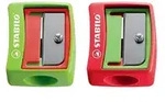 STABILO Spitzer woody 3 in 1 f&uuml;r extradicke Stifte 2er Set / STABILO