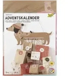 Folia Adventskalender SAUSAGE DOG 54-teilig / Folia