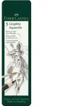 Faber-Castell Aquarellbleistifte Graphite Aquarelle HB 2B 4B 6B 8B 5er Set /