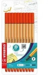 STABILO Fineliner point 88 rot 10er Set / STABILO