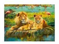 Löwen in der Savanne