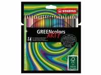 STABILO Buntstifte GREENcolors ARTY 24er Set