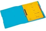 Herlitz Ringbuch PP A4 2 Ringe 25mm transparent blau / herlitz
