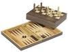 Philos - Schach-Backgammon Walnuss Feld 32 mm