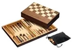 Philos - Schach-Backgammon Walnuss Feld 32 mm / Philos-Spiele / Spiel