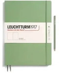 Notizbuch Master Slim (A4+) Hardcover 123 nummerierte Seiten Salbei Blanko /