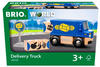 BRIO World 36020 Zustell-Fahrzeug - Blauer Liefer-LKW mit zwei magnetischen