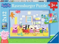Ravensburger Spieleverlag Ravensburger Kinderpuzzle 05574 - Peppas Abenteuer - 2x12