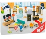 small foot 11742 - Puppenhaus-M&ouml;bel-Set Modern 31 Teile / Legler / Spiel