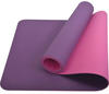Schildkröt 960269 - Bicolor Yogamatte Fitness 183x61x04cm PVC-frei purple/pink