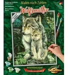 Schipper 609240838 - Malen nach Zahlen Wolfsmutter 24x30cm / Noris / Spiel