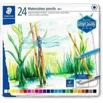 STAEDTLER Schreib- und Zeichbedarf 146 10C Wasservermalbarer Farbstift 24er Set /
