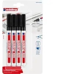 edding 400 Permanentmarker 1mm 4er Set schwarz / Edding