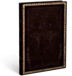 Paperblanks | Black Moroccan | Old Leather Collection | Softcover Flexi | Midi 