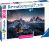 Ravensburger Puzzle - Drei Zinnen Dolomiten - 1000 Teile Puzzle Beautiful Mountains