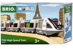 BRIO World - 36087 Trains of the World TGV Hochgeschwindigkeitszug | Spielzeuglok