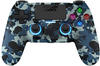 DRAGON SHOCK Mizar Wireless Controller Blue Camo für PlayStation 4
