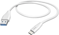 HAMA USB-A auf USB-C, Ladekabel, 1,5 m, Wei&szlig;