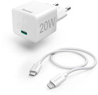 HAMA Lightning, PD Schnellladeger&auml;t-Set Apple 20 Watt, Wei&szlig;