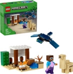 LEGO Minecraft 21251 Steves W&uuml;stenexpedition Bausatz, Mehrfarbig