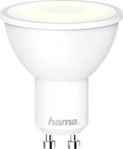 HAMA App und Sprachsteuerbare GU10 WLAN-LED - Lampe Warmwei&szlig; bis Tageslicht