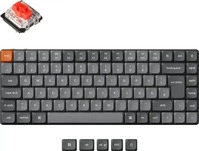KEYCHRON K3M-H1-DE, KEYCHRON K3 Max - QMK/VIA Kabellose Low Profile 75%,