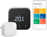 TADO Smartes Thermostat (X) + Bridge Starter Kit, Schwarz/Wei&szlig;