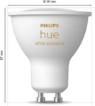 PHILIPS Hue White Ambience GU10 2x400lm Doppelpack 2200 - 6500