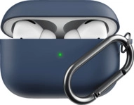 KEYBUDZ H&uuml;lle mit Schl&uuml;sselanh&auml;nger, Case kompatibel AirPods 3 Schutzcase, Blau