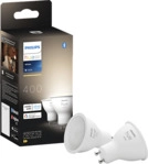 PHILIPS Hue White GU10 2x400lm Doppelpack 2700