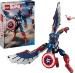 LEGO Super Heroes 76296 New Captain America Baufigur Bausatz, Mehrfarbig