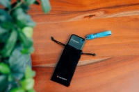 VERBATIM Pocket USB 3.2 Gen 2 Festplatte, 1 TB SSD, extern, Schwarz/Blau