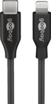 GOOBAY Lightning - USB-C Kabel, Schwarz