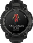 GARMIN Instinct 3 45 mm AMOLED Smartwatch Silikon, mm, Schwarz