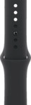 APPLE 46 mm Sportarmband (S/M), Ersatzarmband, Schwarz