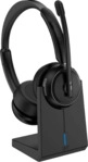 ISY IHS-8200 Bluetooth Headset mit Dockingstation, Over-ear Schwarz