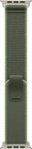 APPLE 49 mm Trail Loop (S/M), Ersatzarmband, Gr&uuml;n/Neon - Titan Natur