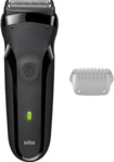 BRAUN 300 (2025) Rasierer Series 3 Schwarz (MicroComb-Technologie)