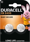 DURACELL 3V 2er-Pack CR2450 Knopfzelle, Lithium