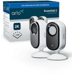 ARLO Essential&nbsp;3 2K-Innenkamera, 2er Set, &Uuml;berwachungskamera Set