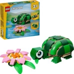 LEGO Creator 31377 Schildkr&ouml;te mit Seerose Bausatz, Mehrfarbig