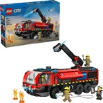 LEGO City 60499 Flughafenl&ouml;schfahrzeug Bausatz, Mehrfarbig