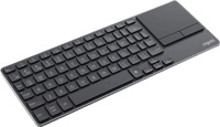 RAPOO E2810M, Tastatur mit Touchpad, kabellos, Dunkelgrau