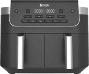NINJA DZ801EU DualZone 7.6-l Air Fryer mit 2 Schubladen, Hei&szlig;luftfritteuse
