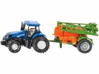 SIKU Traktor mit Feldspritze Modellauto, Mehrfarbig