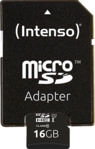 INTENSO Klasse 10 UHS-1, Micro-SD Speicherkarte, 16 GB