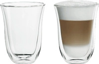 DELONGHI Thermoglas 2erSet DLSC312 Latte Macchiato Gl&auml;ser Transparent