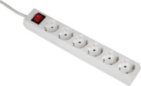 HAMA 108833 6F-ST.DOSE M.S.U.KS. 5M Steckdosenleiste, 5 m